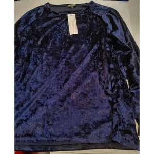 Urban Coco Blue Blouse Medium Pit To Pit 19 Length W4